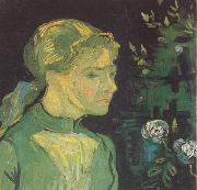 Vincent Van Gogh Portrait of Adeline Ravoux (nn04) oil on canvas